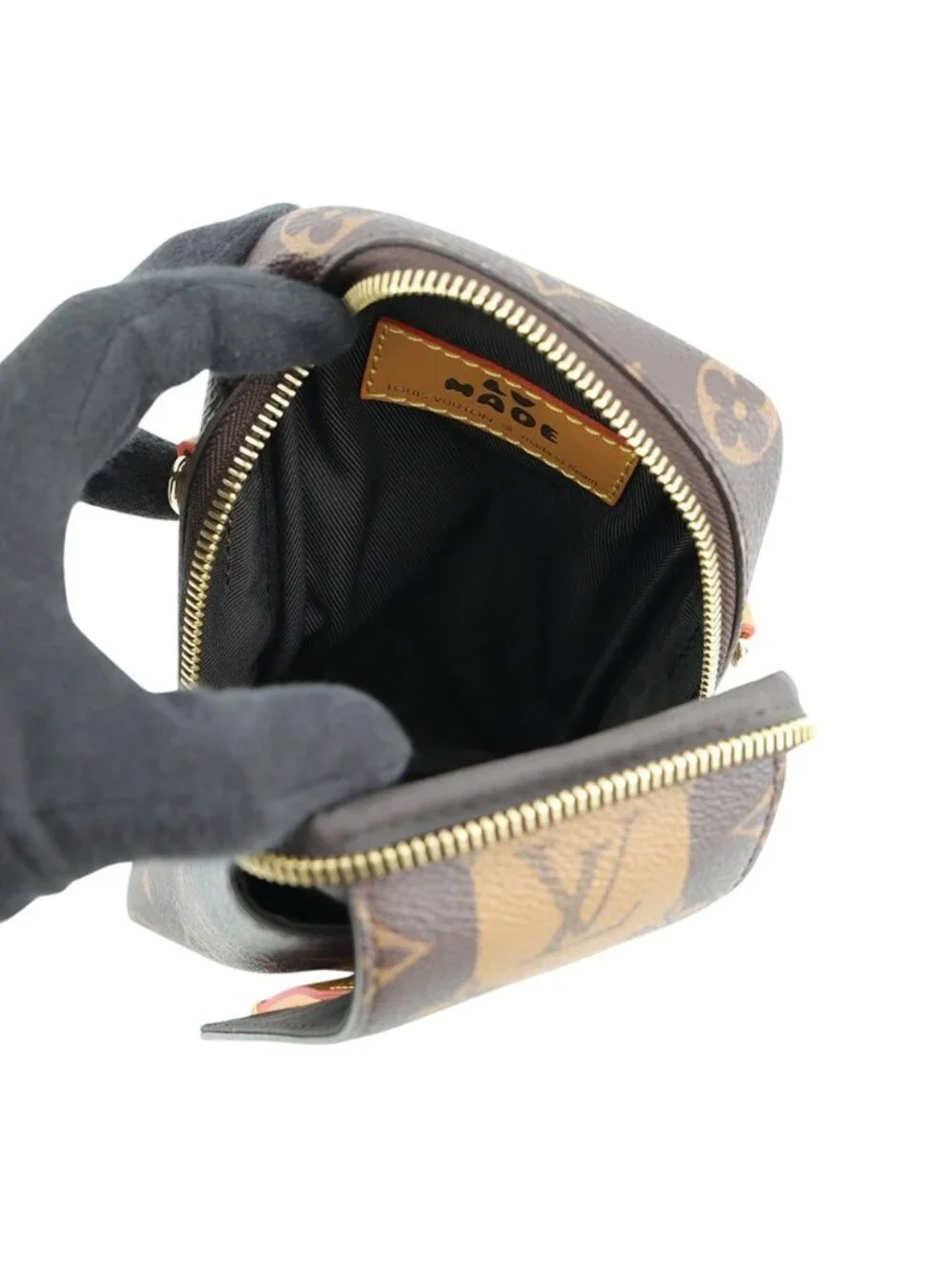 Louis Vuitton Shoulder Bag Monogram Striped Double Phone Pouch